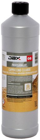 JAX08 Cappuccino Cleaner 1L Płyn Preparat do czyszczenia toru spieniania mleka Dysz i Ekspresu